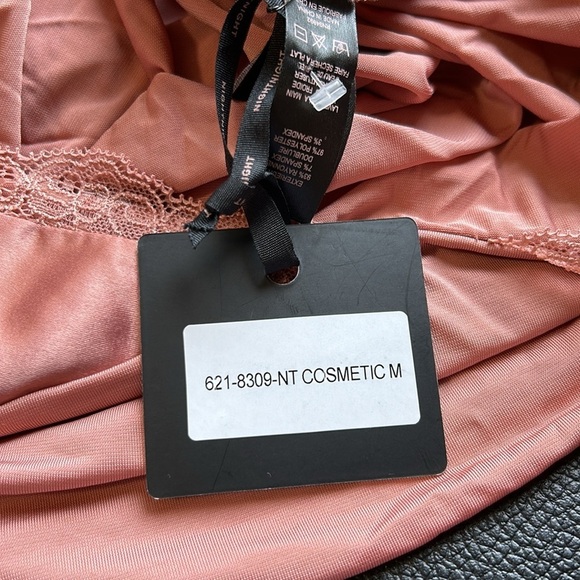 Jonathan Simkhai NIGHT COLD SHOULDER LACE TRIM JERSEY BODYSUIT BLUSH Sz M NEW - Picture 11 of 14